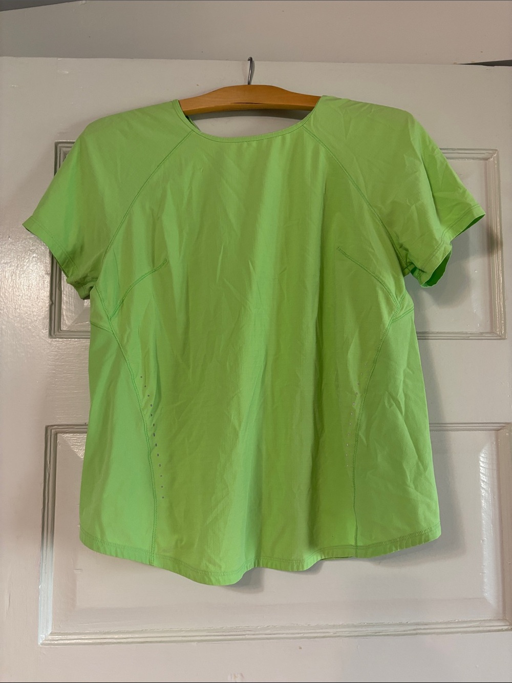 lululemon athletica Bright Lime Green Short Sleeve Active Tee